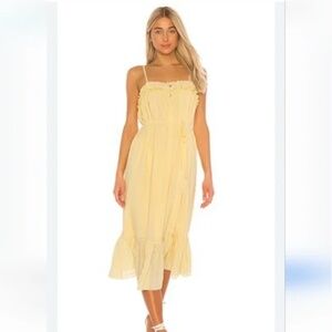 Tularosa ⎮ NWT Yellow midi dress